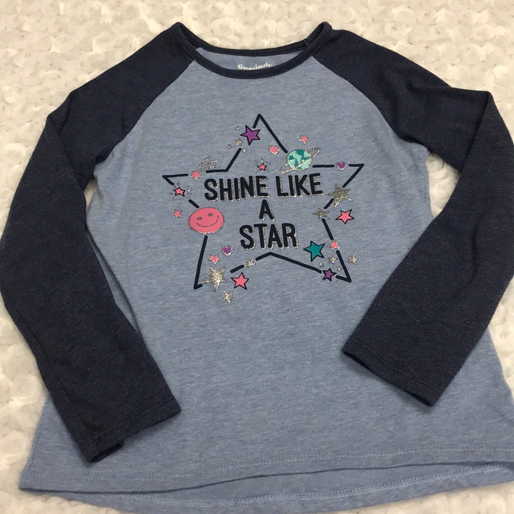 5T long sleeve jersey baseball style t-shirt.